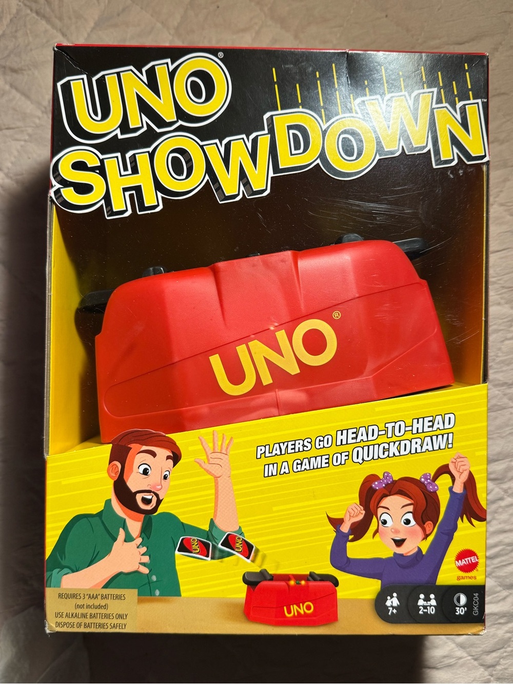 UNO Showdown Quick-Draw Game — Red